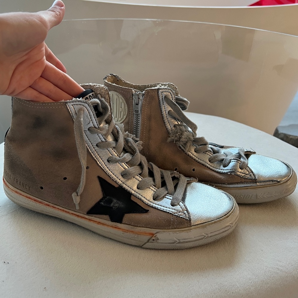 Cutest adults size 8 golden goose !